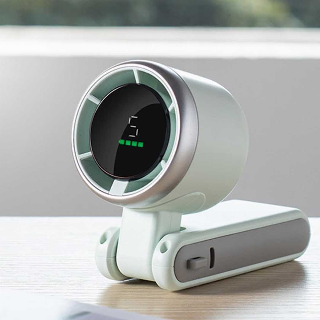 High-Speed,Turbo,Mini,Fan,-,5-Speed,Powerful,Handheld,&,Neck,Fan,with,Brushless,Motor,for,Ultimate,Portable,Cooling