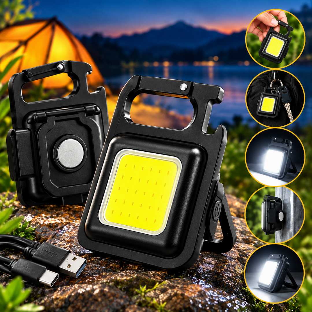 Rechargeable,Mini,LED,Keychain,Light